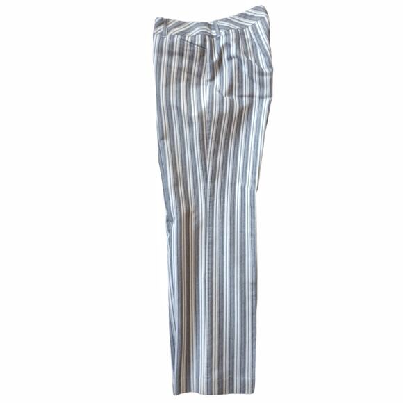 JONES WEAR SPORT Cropped Stretch Striped Pants Size 8 Academia Beach Career - Picture 4 of 12